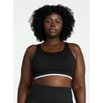 thumbnail image 2 of Avia Women's Medium Support Open Back and Contrast Tipping Sports Bra, XS-XXXL, 2 of 5
