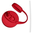 thumbnail image 2 of Silicone Can Lids with Reusable Straws and Handle Dustproof Airtight Seal Soda Covers Spill Proof Toppers for Standard Beverage Cans Reusable Kitchen Accessory Pack, 2 of 4