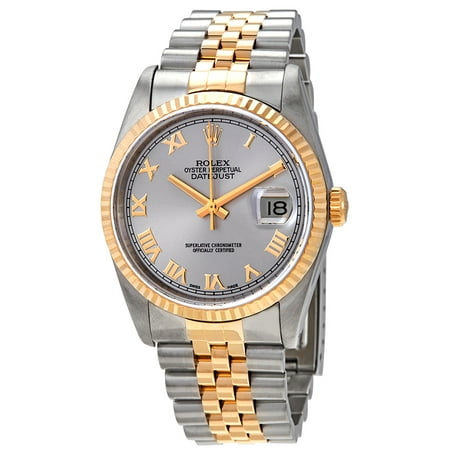 Pre-owned Rolex Datejust Automatic Silver Dial Men's Watch (Rolex Watches On Sale Best Price)