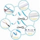 thumbnail image 4 of Daytime Running Lights, 60CM Flexible Daytime Running Light Strips, 2pcs 300 LEDs IP65 Waterproof Bicolor Daytime Running Lights, Silicone LED Light T, 4 of 5