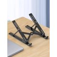 thumbnail image 1 of Available In Black & White, 1 Set Laptop Bracket, Computer Desktop Support Rack, Foldable Lifting Portable Monitor Cooling Stand, 10-Level Adjustable, 1 of 5