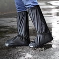 thumbnail image 3 of Imperméable Réutilisable Surchaussures Cyclisme Moto Bottes de Pluie Chaussures Couverture, 3 of 5