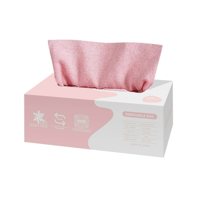 20PCS Water-absorbent Lin Extractable Dishcloths For Kitchen Disposable Washable And Grease Dishcloths