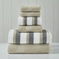 thumbnail image 2 of Modern Threads Pax 100% Cotton 6-pc Jacquard Towel Set, Khaki, 2 of 6