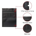 thumbnail image 4 of 200 Bolsas 3 x 4 Pulgadas Bolsas Mylar Resellables Que Se Pueden Volver Una Sellar Bolsa Aluminio Bolsa Negro Mate, 4 of 5