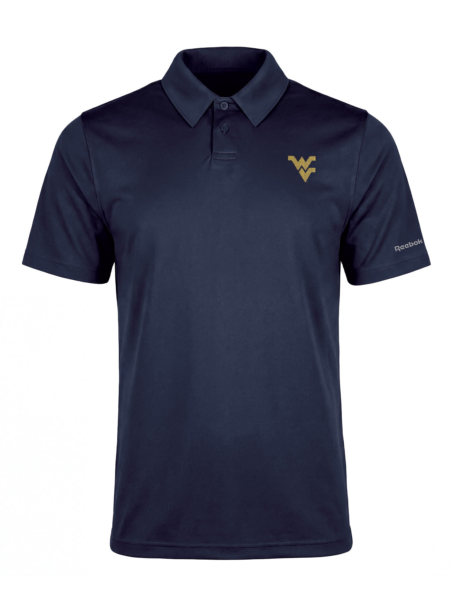 West Virginia Mountaineers Reebok Mens Short Sleeve Polo Shirt