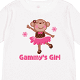 thumbnail image 4 of Inktastic Gammy's Girl Monkey Girls Long Sleeve Toddler T-Shirt, 4 of 5