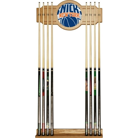 Sacramento Kings NBA Fade Stained Wood Cue Rack with Mirror - Purple, White, Gray