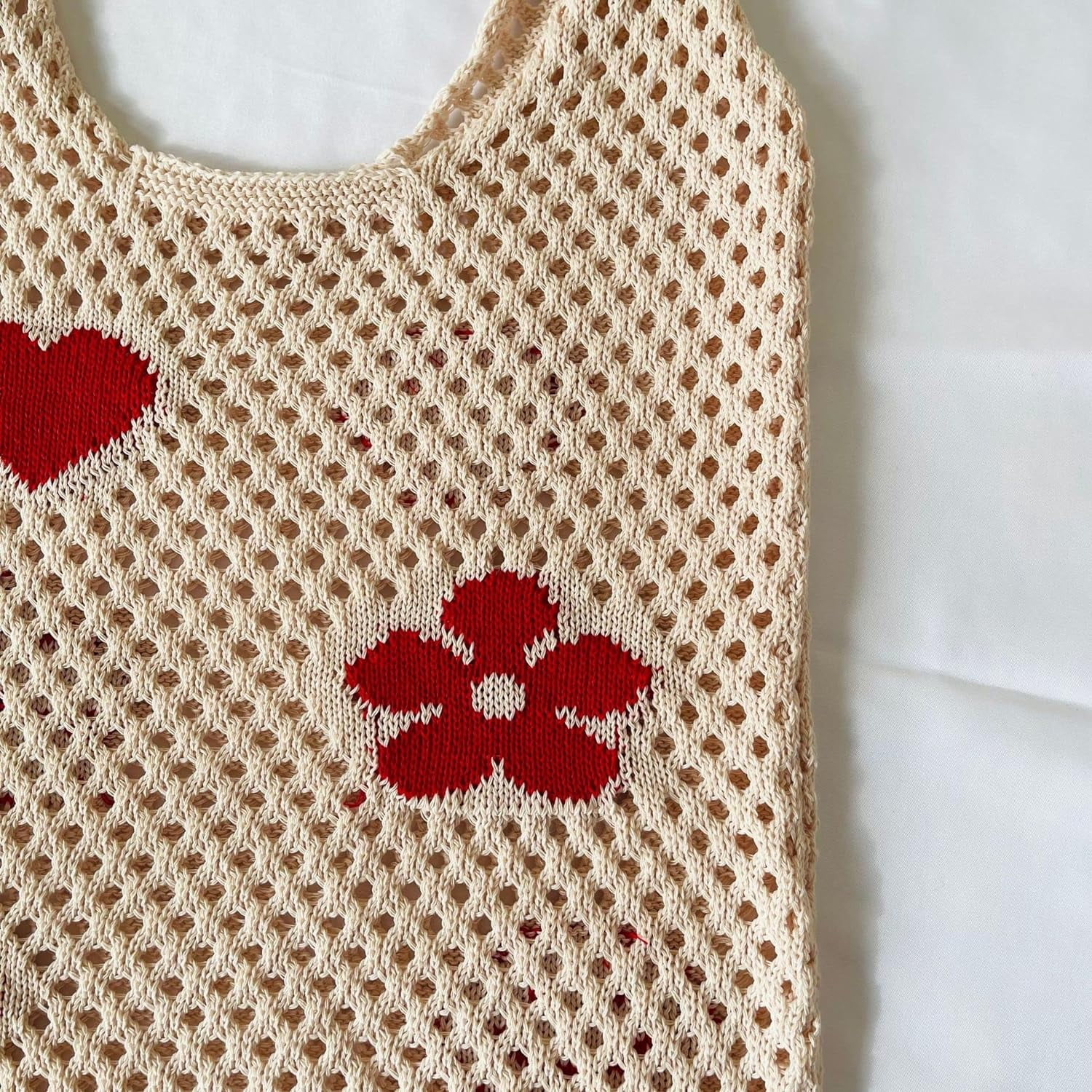 Kukuzhu Fairy Tote Bag Aesthetic Tote Bag Y2k Bag Tote Bag Aesthetic Y2k Crochet Tote Bag Aesthetic