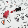 thumbnail image 3 of Acrylic Nail Silicone Training Mat,Flexible Roll-Up Pad Stencil for Acrylic Fingernails, 3 of 5