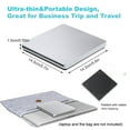 thumbnail image 2 of SHAR Externe Usb 2.0 CD/DVD Player, Argent, 2 of 5