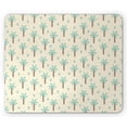 thumbnail image 1 of Palm Tree Mouse Pad, Cartoon Style Pattern with Coconut Trees and Cactus Exotic Growth, Rectangle Non-Slip Rubber Mousepad, Cream Cocoa Mint Green, by Ambesonne, 1 of 2