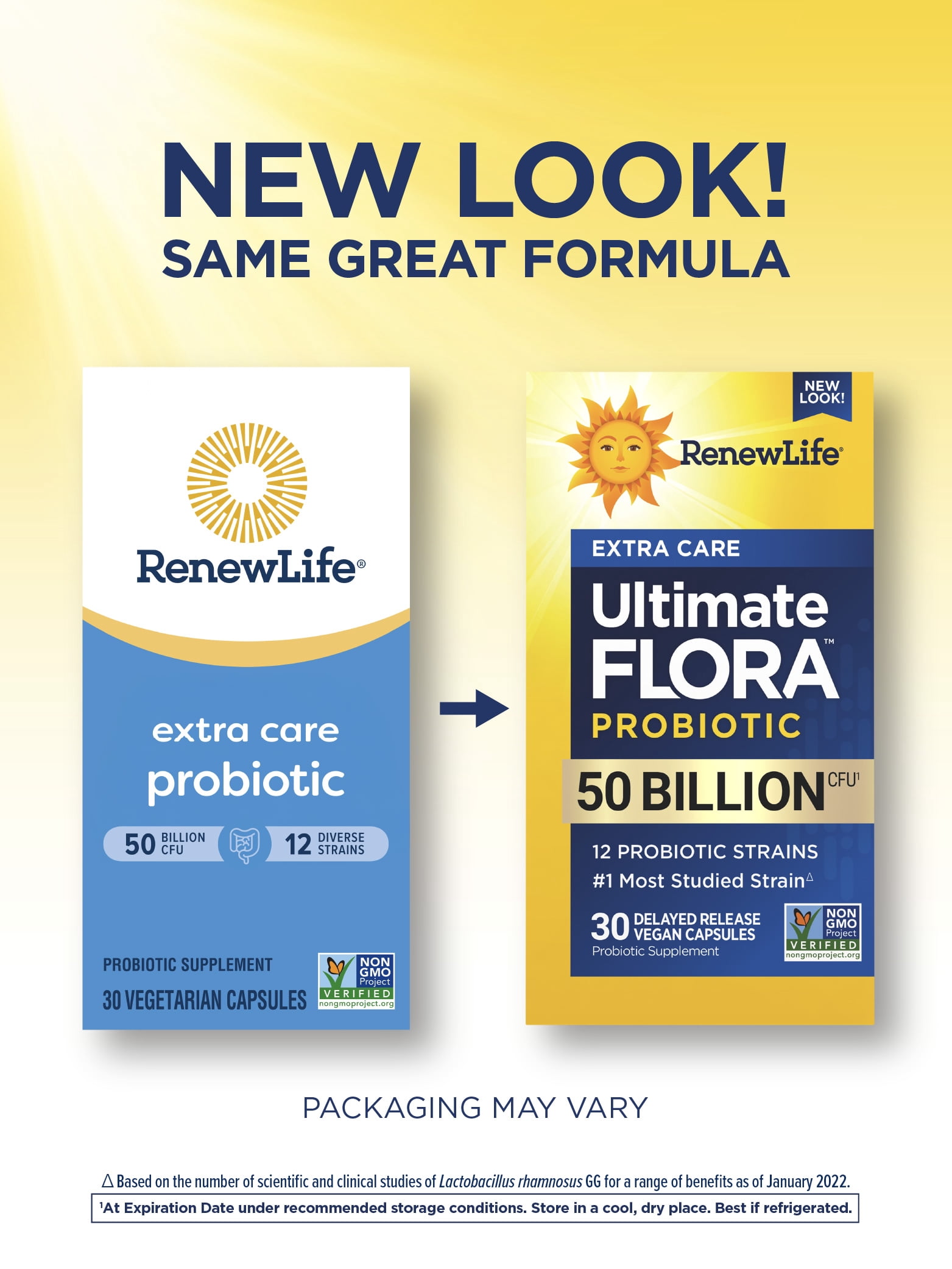 Ultimate Flora Probiotic Capsules | 50 Billion CFU | 30 Count | by Renew Life