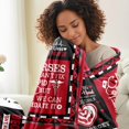thumbnail image 2 of African American Birthday Gifts for Women Girls Blanket 60" X 50", Positive Encouragement Inspirational Birthday Gift for Black Woman, Afro Gifts Idea for Best Friend Healing Birthday Gifts, 2 of 7
