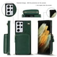 thumbnail image 3 of TECH CIRCLE For Galaxy S23 Plus Wallet Case,Card Holder Phone Case for Women, Zipper PU Leather Purse Kickstand Folio Flip Case with Crossbody Strap for Samsung Galaxy S23 Plus 6.6" 2023,Darkgreen, 3 of 7