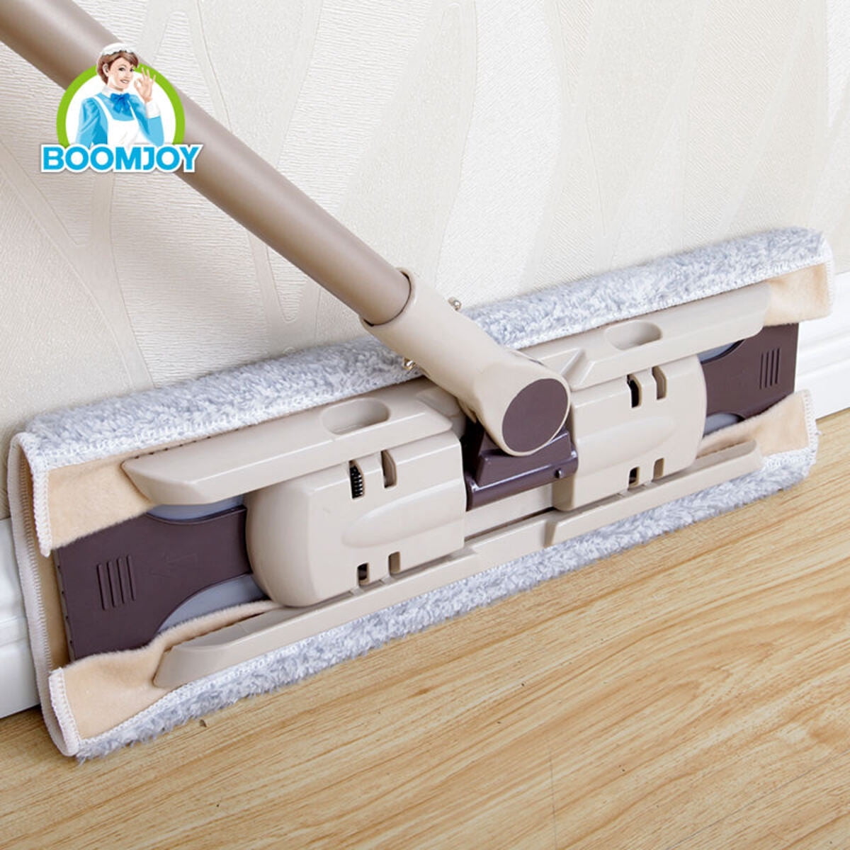 Cleaning Boomjoy Cleaning Cloth Microfiber Swift Wall Scratch Clip Cloth Flat Mop