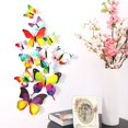 thumbnail image 4 of Pegatinas De Pared Pegatinas De Pared 12PCS 3D PVC Imán Mariposas DIY Etiqueta de la pared Decoración para el hogar, 4 of 6