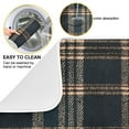 thumbnail image 2 of Dark Green Brown Tartan Dish Drying Mat 16x18 Absorbent Microfiber Draining Rack Pad for Kitchen Counter Sink, 2 of 8