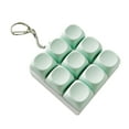 thumbnail image 4 of Zxpjkyu 9 Key Keyboard Fidget Clicker Toy Keychain Accessory Multifunctional Sturdy with Green, 4 of 9