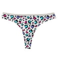 thumbnail image 5 of Alyce Ives Intimates Women’s Cotton Bikini Panties, Cheetah, Skulls & Solids, L, 12 Pack, 5 of 6