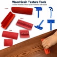 thumbnail image 6 of 6pcs Wood Graining Tool Set for Wall Room Art Paint Decoration, 6 of 6