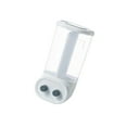 thumbnail image 2 of kurtrusly 1/2/3 Wall-Mounted Dry Food Storage Dispenser Convenient Rice Box Candy Organizer White 2 Grid 1 Pc, 2 of 6