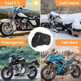 thumbnail image 6 of CAMOTUSE Motorcycle Cover, 420D Heavy-Duty Waterproof All-Season, for Outdoor Use, Size 96.46"L x 41.34"W x 49.21"H, 6 of 11