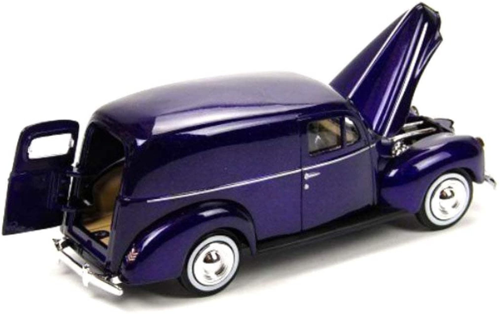 TaliaPosy 1940 Ford Sedan Delivery Red 1:24 Diecast Car Model