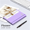 thumbnail image 2 of 2027 Academic Planner -DoDoMagxanadu Weekly & Monthly Planner January 2027-December 2027 (6.1”x8.5”),Spiral Bound Planner 2027 with Tabs Hard Cover, 2 of 9