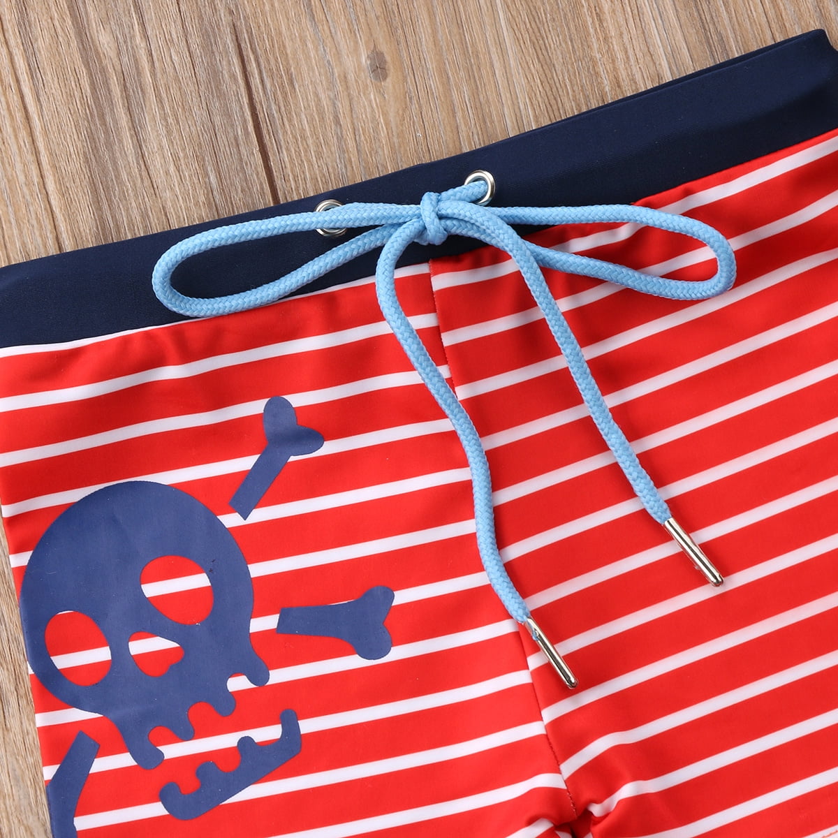 Navy Stripe Baby Swim Shorts, Boys Swim Shorts that will protect & outlast