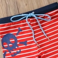 thumbnail image 3 of Sedceaty Little Boys Swim Trunk, Cute Shark/Star/Striped Printed Swimwear, Summer Drawing Elastic Band Low Cut Swimming Pants, 3 of 7