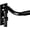 Black, variant on PETGLE Blackout Curtain rod for windows 28 to 48, Wrap Around Curtain Rods for Bedroom, Living Room, Adjustable from 30 to 57 Inches, Matte Black