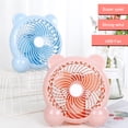 thumbnail image 3 of Mini Desk Fan Portable Personal Fan Desktop Office Fan 2 Speeds Adjustable Electric Cooling Fan USB Powered, 3 of 6