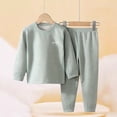 thumbnail image 6 of BXJX Girls Outfit Sets, Casual Long Sleeve 2 PC Crew Neck Pullover Tops and Pants Sets Green Size 11-12 T, 6 of 7