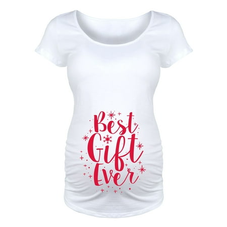 Best Gift Ever-Maternity MATERNITY SCOOP NECK TEE