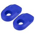 thumbnail image 1 of 2 Piezas protector de bota de manivela de bicicleta Unique Bargains azul, 1 of 1