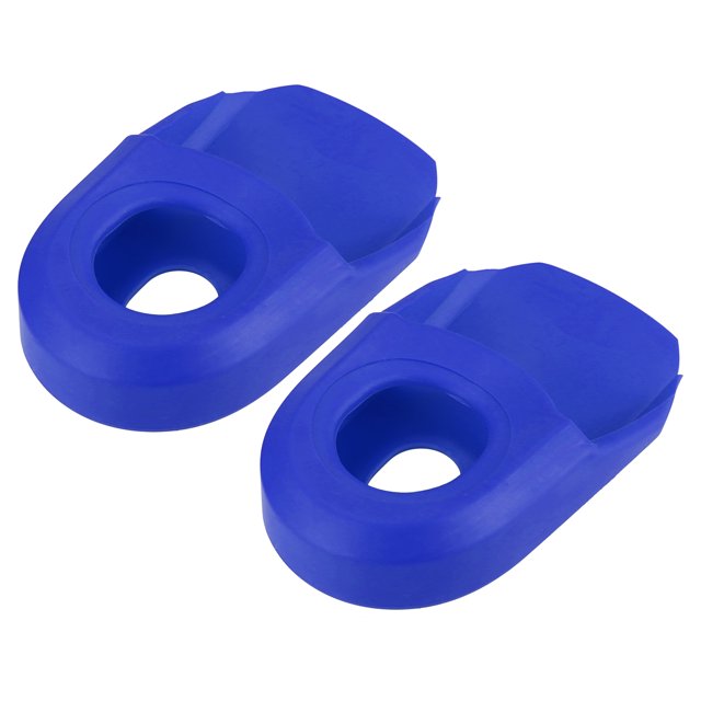 2 Piezas protector de bota de manivela de bicicleta Unique Bargains azul