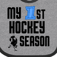 thumbnail image 4 of Inktastic My 1st Hockey Season Boys Baby Bib, 4 of 4