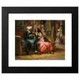 thumbnail image 2 of Frederick Arthur Bridgman 18x15 Black Modern Framed Museum Art Print Titled - A Precious Jewel (1874), 2 of 5