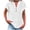 White, variant on WCJM Women's 2026 Summer Short Sleeve Mini Dress Casual Collared Women's Short Sleeve T-Shirt Women's Fashion Casual V Neck Button Down Short Sleeve Top T Shirt