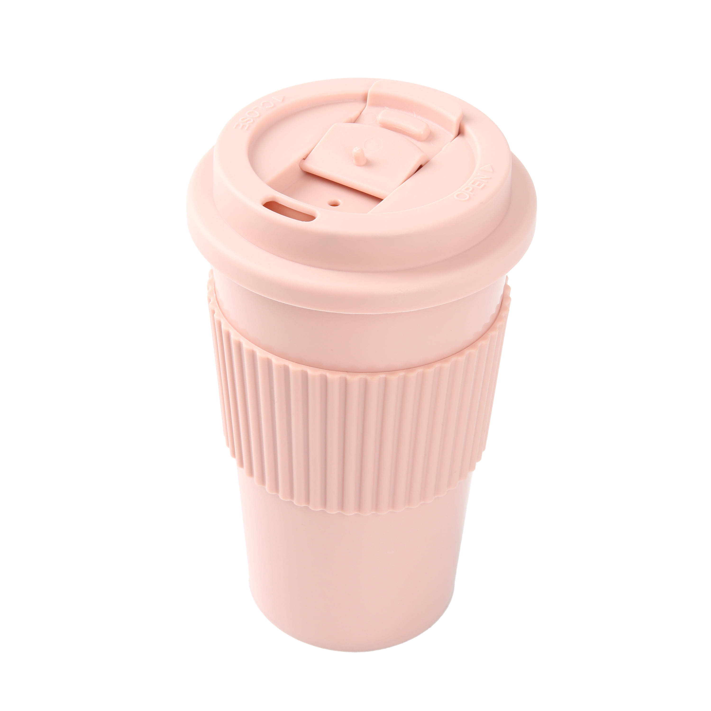 Mainstays 18oz Coffee Tumbler, Blush Pink