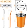 thumbnail image 2 of Vaso Rommeka Kids de acero inoxidable con tapa, 350 ml, paquete de 5, 2 of 9