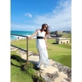 thumbnail image 5 of Vestido PRETTYGARDEN de Verano Maxi con Tirantes Espagueti Blanco 2XL, 5 of 5