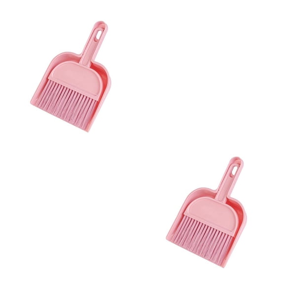 Bewildely Dustpan Escoba Set Dust Pan Soft Brush Scrubber para Escritorio Encimera Tablero de llaves Type1 NO1