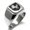 Silver, variant on Stainless Steel Horse Battle Coat of Arms Shield Engraved Square Flat Top Biker Style Polished Signet Ring