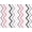 Girl, variant on Michael Millar 100% Cotton Poplin Fabric, Gray Zig Zag Print for Quilting & Dressmaking, 44" Wide, By the Yard