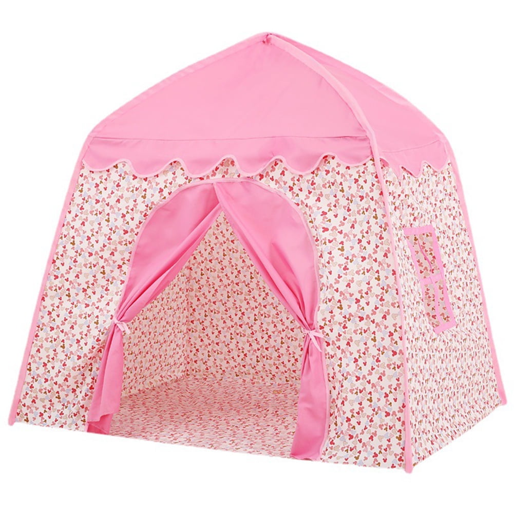 Kepooman Indoor Outdoor Princess Castle Cabin Fun House for Child Kid' s Portable Play Tent Play House for Boys and Girls, Pink Kepooman Indoor Outdoor Princess Castle Cabin Fun House for Child Kid' s Portable Play Tent Play House for Boys and Girls, Pink