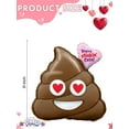 thumbnail image 7 of PMU 4 Pieces 31 Inches Valentine's Day Balloons,Huge Poop Balloons, Love Balloons for Special Events, You're Stinkin Cute Balloon Photo Props Party Decoration and Accessories (4/Pkg), 7 of 7
