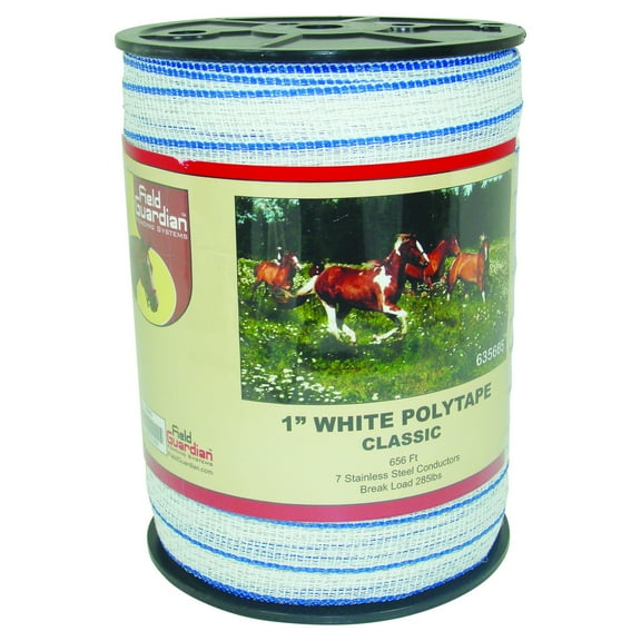Field Guardian 635665 1 in. White Polytape - Classic