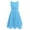 Light Blue, variant on Eandarui Kids Sleeveless Flower Girls Dress Knotted Waist Chiffon Evening Dress Pageant Wedding Light Blue 8